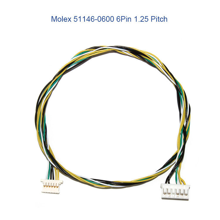 A1254 SMD হাউজিং হোল্ডার সহ 5P 6P বৈদ্যুতিক তারের জোতা MOLEX 51146 1.25mm