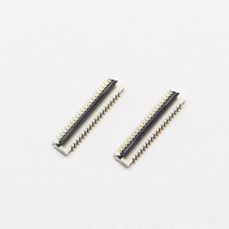 ইলেকট্রনিক ব্যবধান 0.3mm উচ্চতা 1.0mm PCB সংযোগকারী 13-71pin নীচের যোগাযোগ