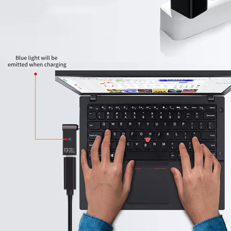 100w প্লাগ অ্যাডাপ্টার টাইপ সি টু ভিডিও রাউন্ড কুইক চার্জ পুরুষ 18.5v - 20v