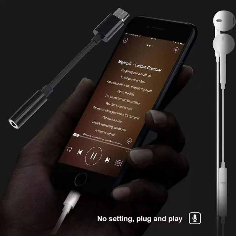 Xiaomi Samsung Android এর জন্য C থেকে 3.5mm ইয়ারফোন কেবল অ্যাডাপ্টার USB 3.1 টাইপ সি