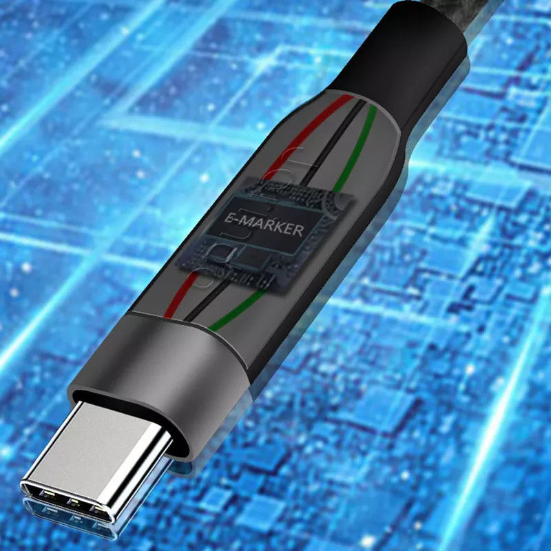 Hp নোটবুক চার্জের জন্য 100W DC 4.5x3.0mm USB টাইপ C PD DC 4530 পুরুষ কনভার্টার