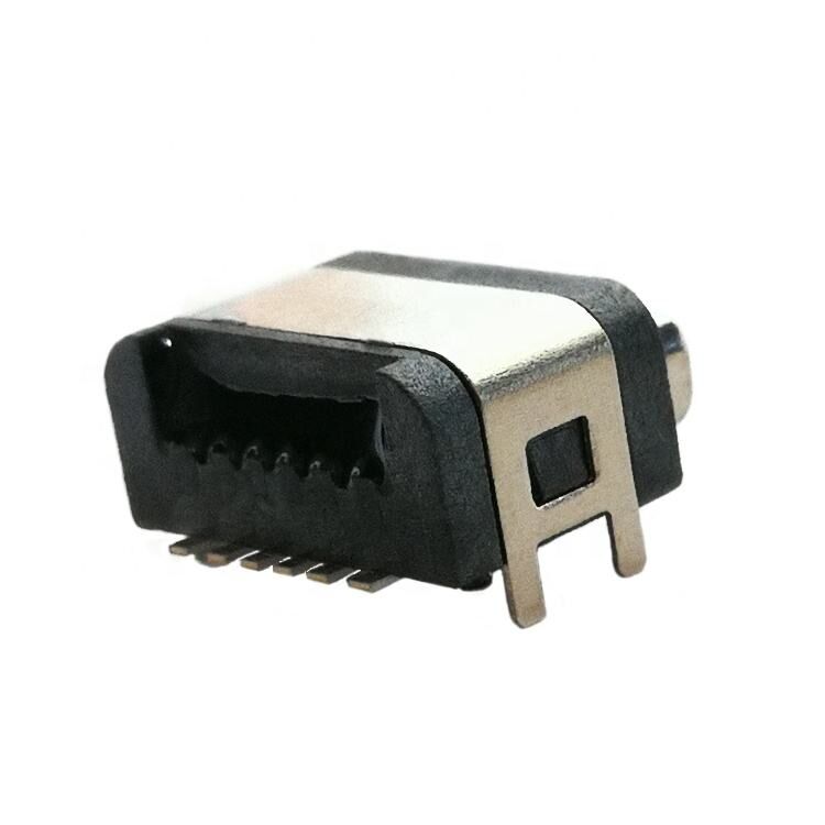 IP67 জলরোধী ইউএসবি সংযোগকারী 6pin অনুভূমিক পৃষ্ঠ মাউন্ট ইউএসবি টাইপ সি মহিলা সংযোগকারী