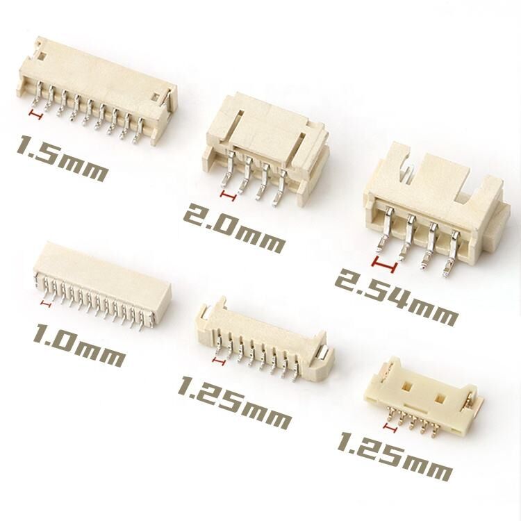 XH2.54mm ওয়্যার টু বোর্ড সংযোগকারী 2-16P অনুভূমিক SMT 2.54 ওয়েফার সংযোগকারী
