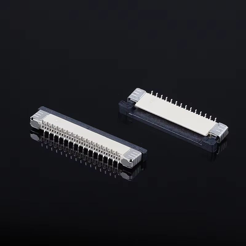 4.5H 0.5mm Pitch FPC FFC Cable PCB Connectors S/T Connector For Flat Cable
