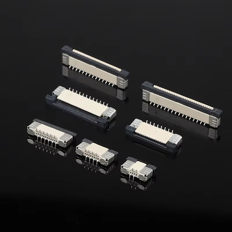 4.5H 0.5mm Pitch FPC FFC Cable PCB Connectors S/T Connector For Flat Cable