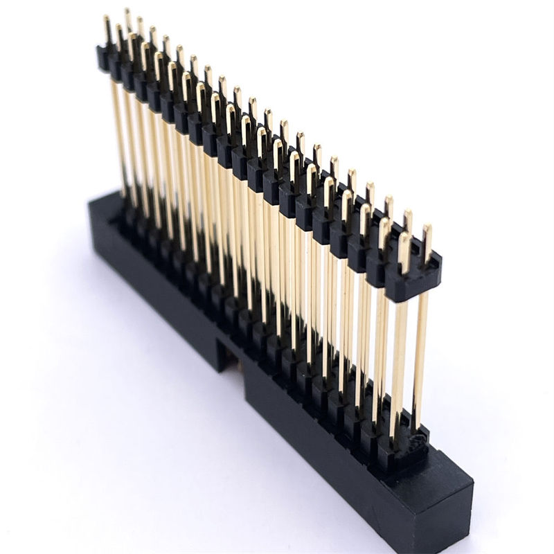 2.0mm Box Header H5.65 2x20p Straight Dual Row Gold Plated Electrical Connector