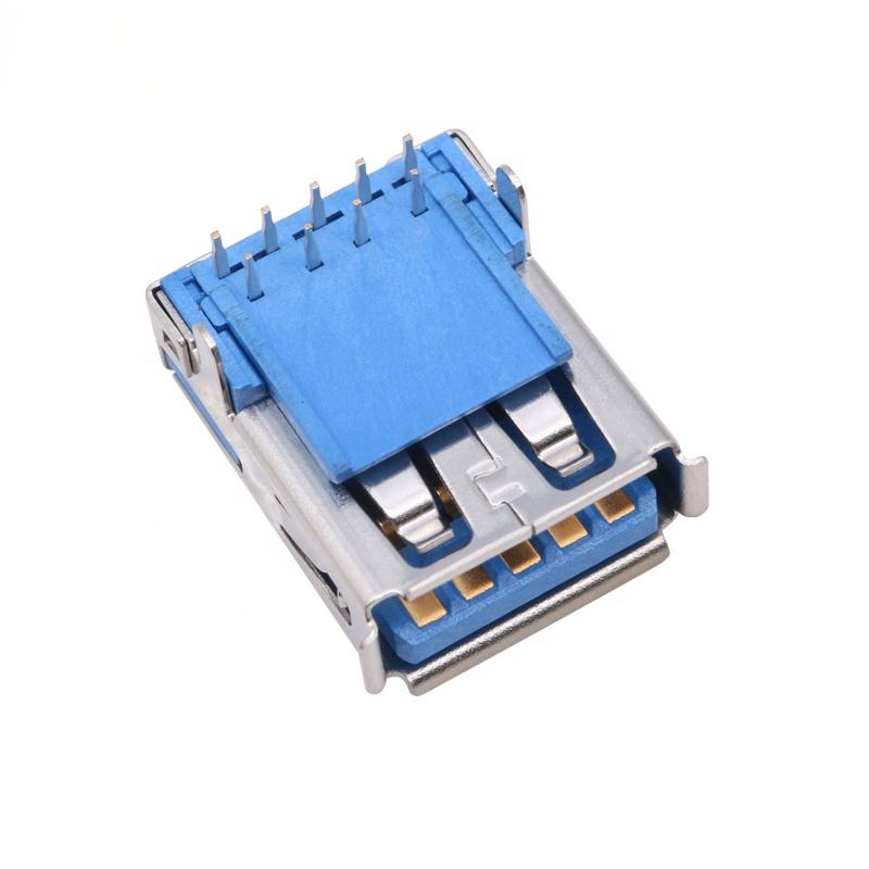 USB Type AB 6-Pin female Port Connector Solder Jacks Adapter