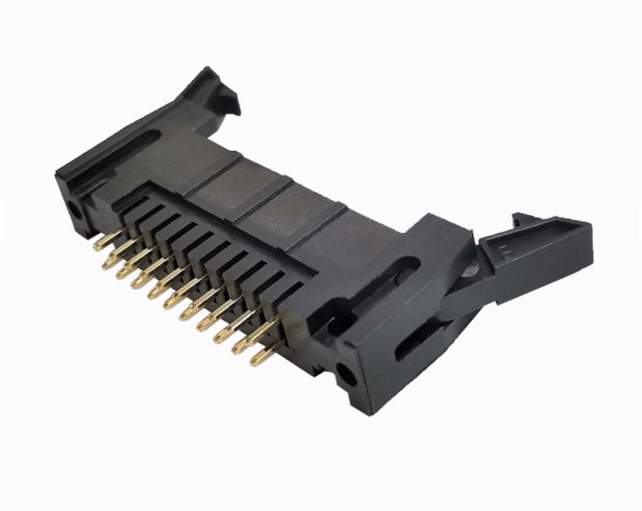 OEM UL94V-0 লং ইয়ার ইজেক্টর কাফন হেডার সংযোগকারী ডিআইপি স্ট্রেইট টাইপ