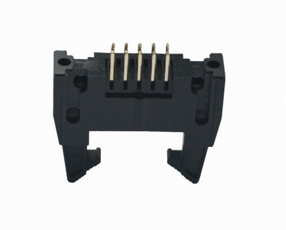 গোল্ড প্লেটেড PCB বোর্ড টু ওয়্যার সংযোগকারী ইজেক্টর 2.0mm DIP IDC পুরুষ সংযোগকারী