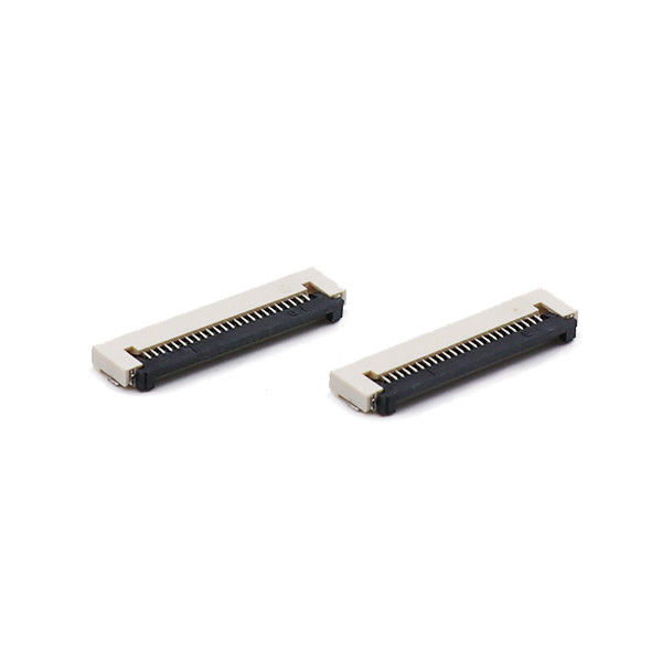 LCP UL94V-0 1.5mm ZIF SMT FFC FPC সংযোগকারী 0.5mm উচ্চতা নিচে যোগাযোগ