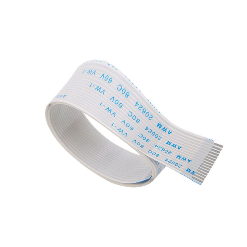 0.5 মিমি নমনীয় কাস্টম FFC ফ্ল্যাট কেবল 50 পিন AWM 20624 80C 60V VW-1