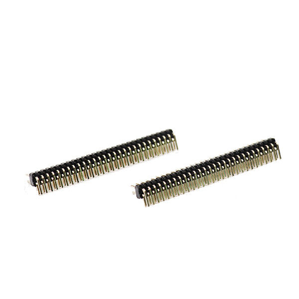 90 ডিগ্রি 1.27 মিমি পিচ PCB ডিপ পিন হেডার সংযোগকারী ডাবল সারি ROHS