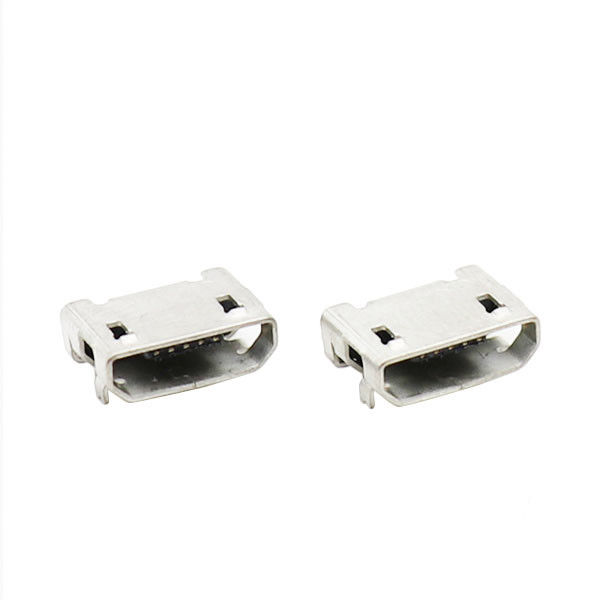 মোবাইল ফোন ট্যাবলেট 5P মাইক্রো USB সংযোগকারী মহিলা জ্যাক 6.4 মিমি পিচ ROHS পোস্ট সহ