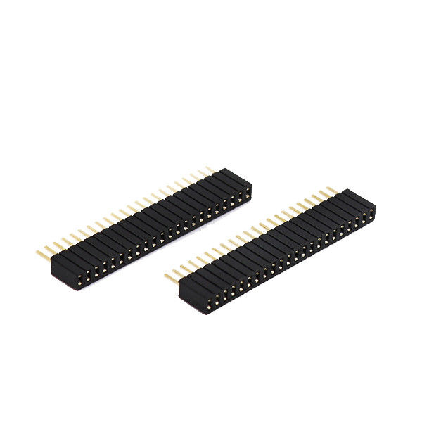 PCB 1.27 মিমি ফিমেল হেডার একক সারি স্ট্রেইট ডিআইপি টাইপ