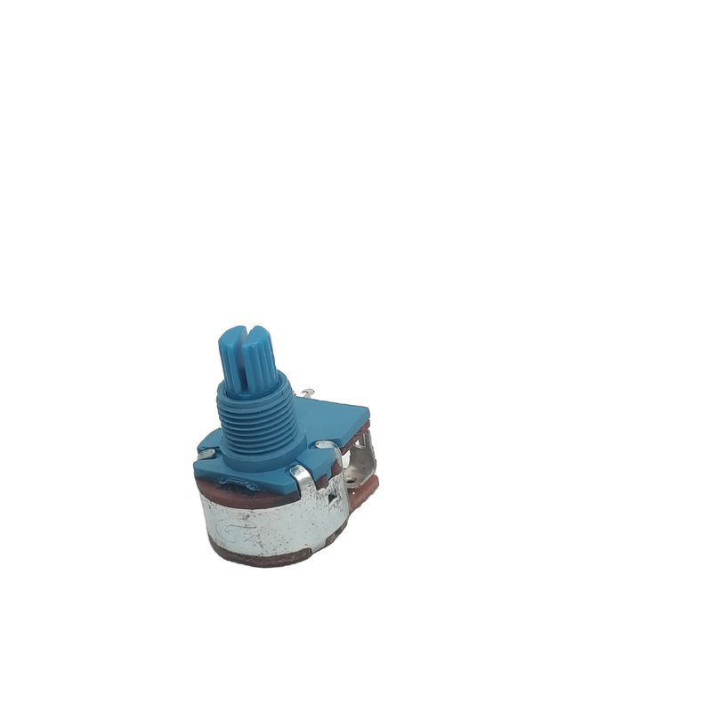 9 মিমি অ্যাকচুয়েটর দৈর্ঘ্য সহ 16mm B500k রোটারি টাইপ পটেনশিওমিটার 200V