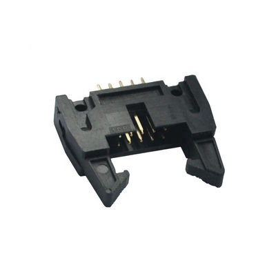 গোল্ড প্লেটেড PCB বোর্ড টু ওয়্যার সংযোগকারী ইজেক্টর 2.0mm DIP IDC পুরুষ সংযোগকারী