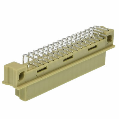 সমকোণ Din41612 PCB 2.54mm ঢাকনাযুক্ত হেডার সংযোগকারী পুরুষ 2*16 পিন
